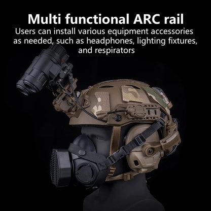 FAST outdoor helmet upgrade accessories SF ultra-high cut camping equipment ARC rail 3.0 hidden wiring