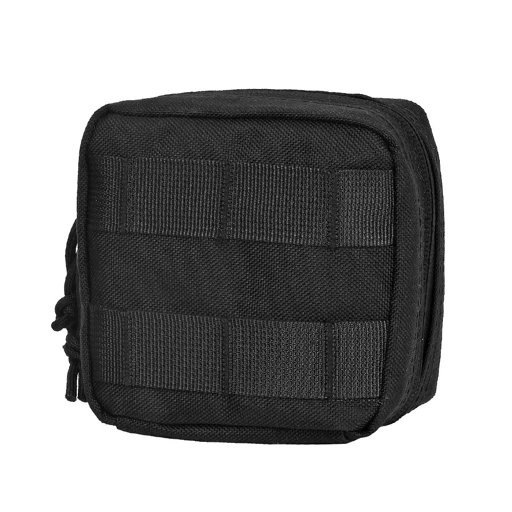 Tactical EDC Micro Molle Utility Pouch Mini Knife Compass Flashlight Card Storage Bag Waist Belt Outdoor Hiking Camping Hunting