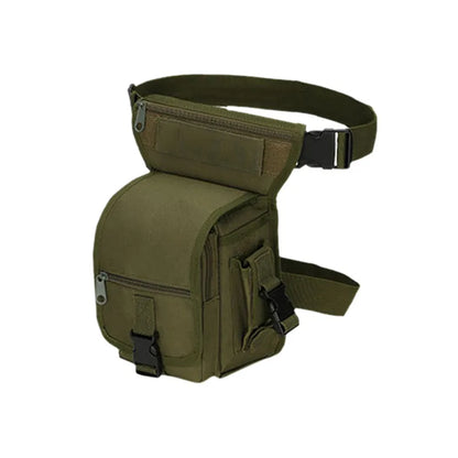 Men's Tactical Drop Leg Bag Multifunctional Waist Pack Adjustable Thigh Belt Hiking  Sports Cycling Waterproof Nylon Camping Bag