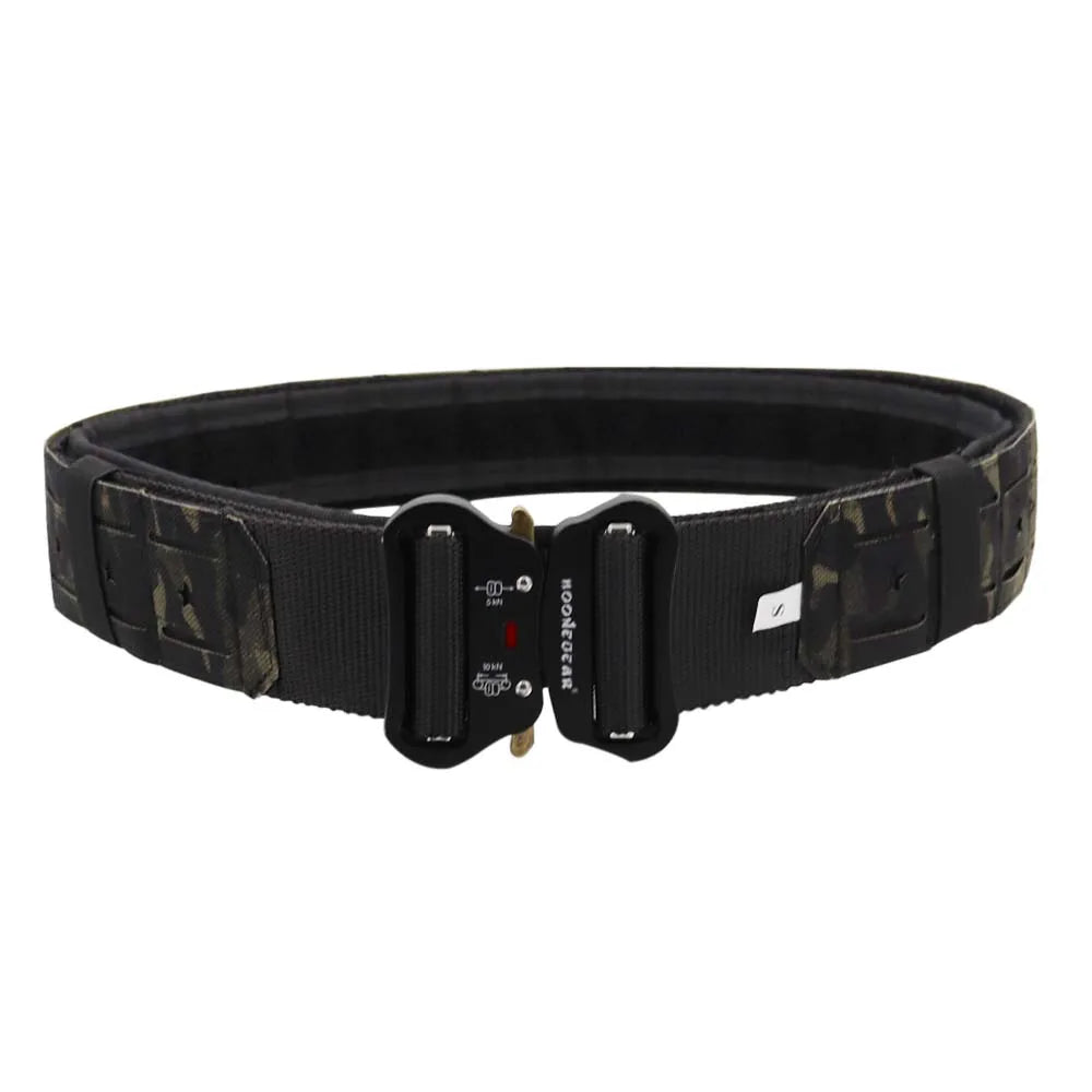 High Quality Tactical 2 inch Combat Belt Quick Release Metal Buckle MOLLE Mens Belts Camo 3415