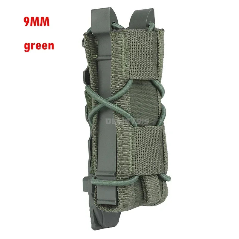 9MM 5.56 Magazine Pouches Tactical AK AR M4 AR15 Single Magazine Bag Rifle Pistol Molle Mag Holster Pouch Hunting Tools Holder