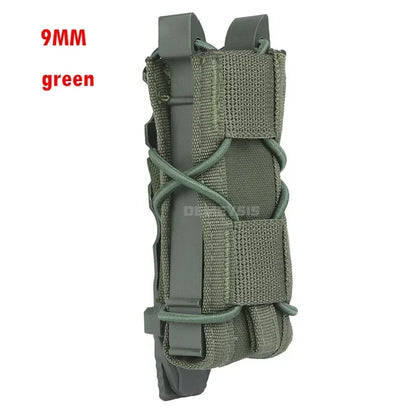 9MM 5.56 Magazine Pouches Tactical AK AR M4 AR15 Single Magazine Bag Rifle Pistol Molle Mag Holster Pouch Hunting Tools Holder