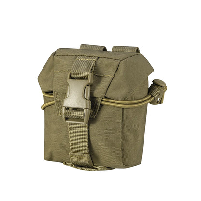 Tactical Frag Grenade Pouch MOLLE Tool Pouch Ultility EDC Mini Waist Storage Bag with Adjustable Function