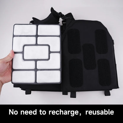Tactical Vest Cooling Pad – Outdoor Work Heatstroke Prevention and Cooling Device Refrigerated Ice Pack, Summer Physical Coolin