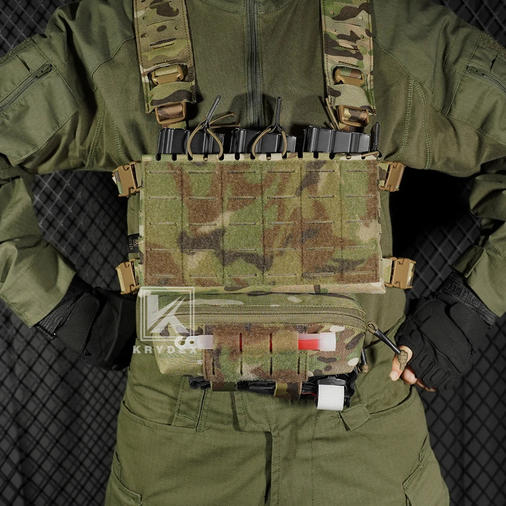 KRYDEX Tactical Mini Dangler Dump Drop Pouch Fanny Pack Tool Storage Bag for JPC CPC LBT D3CR MK3 MK4 Chest Rig Vest Accessories