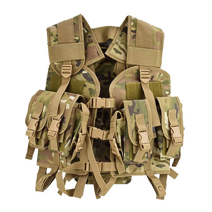 Tactical Vest Shooting Protective Vest Men's Outdoor Sport Hunting Clothes Airsoft Accessories With Water Bag