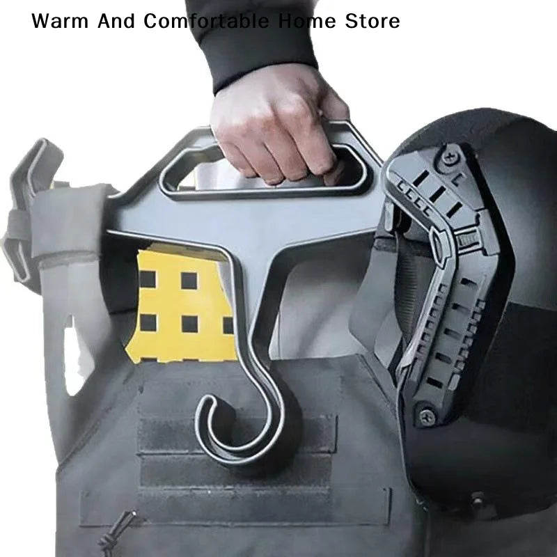 1PC Plastic Tactical Heavy Duty Clothes Hanger Suitable for Storage and Organization of Body Armor Vests Hunting Air Rifle Vests