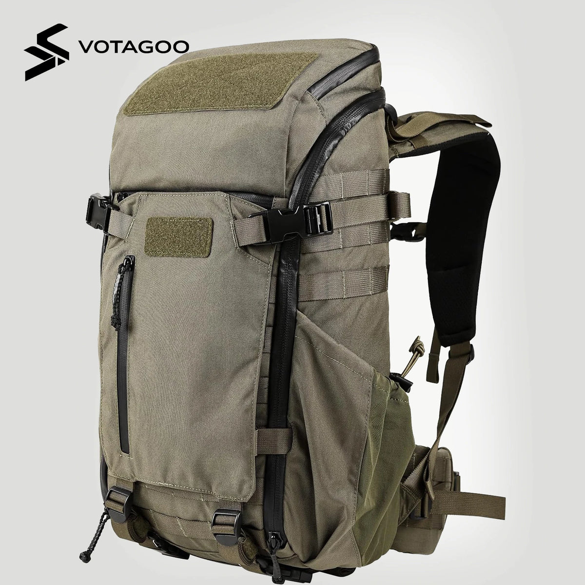 VOTAGOO Hunting Backpack with Rifle Bow Carry System Customizable Aluminum Frame 2000ci for Waterfowl Deer Hunting Outdoor