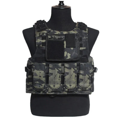 Hunting Tactical Vest Gear Molle Hiking Protection Plate Carrier Tactics Vest Outdoor Clothing Training Motorcycle Cycling Vests