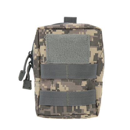 600D  Outdoor Waist Bag Molle Pouch Tool Zipper Waist Pack Hungitng Accessory Belt Pouch