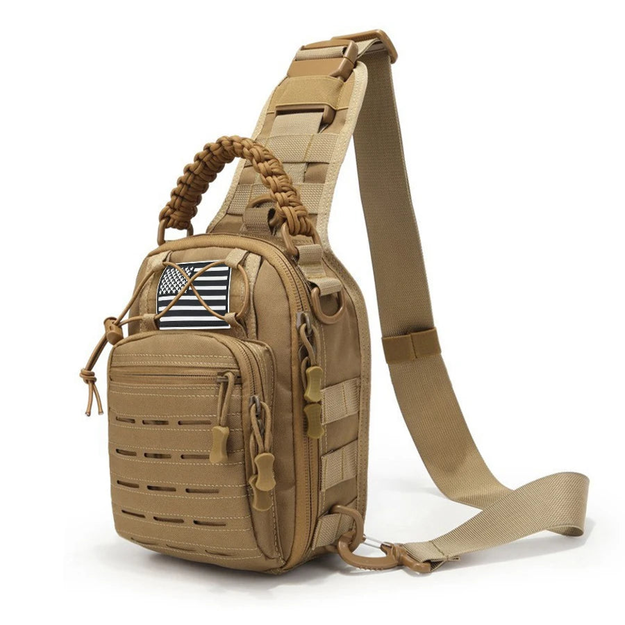 Multi functional chest bag, outdoor sports cycling chest bag, men's single shoulder diagonal cross bag