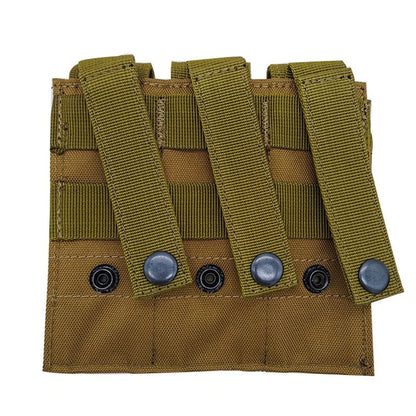Molle Tactical Triple Pistol Mag Pouch Outdoor Open-Top Single Double 9mm Magazine Pouch Holder Case for GLM1911 92F CZ75