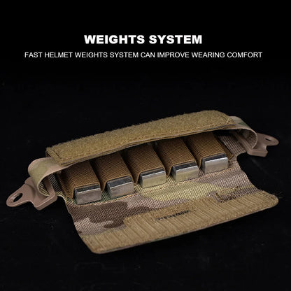 FAST Helmet Counterbalance Weight Bag NVG Counterweight Pouch for OPS-Core/Crye/MICH/Team Wendy Helmet Accessory