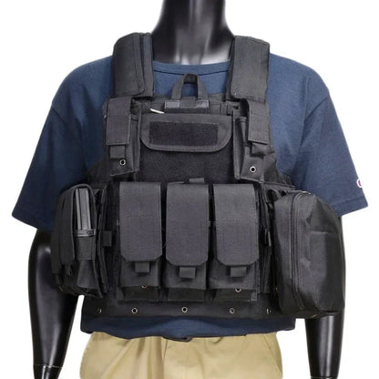 Tactical Vest Airsoft Molle Combat Assault Plate Carrier Vest CS Wargame Outdoor Clothing Hunting Paintball Waistcoat