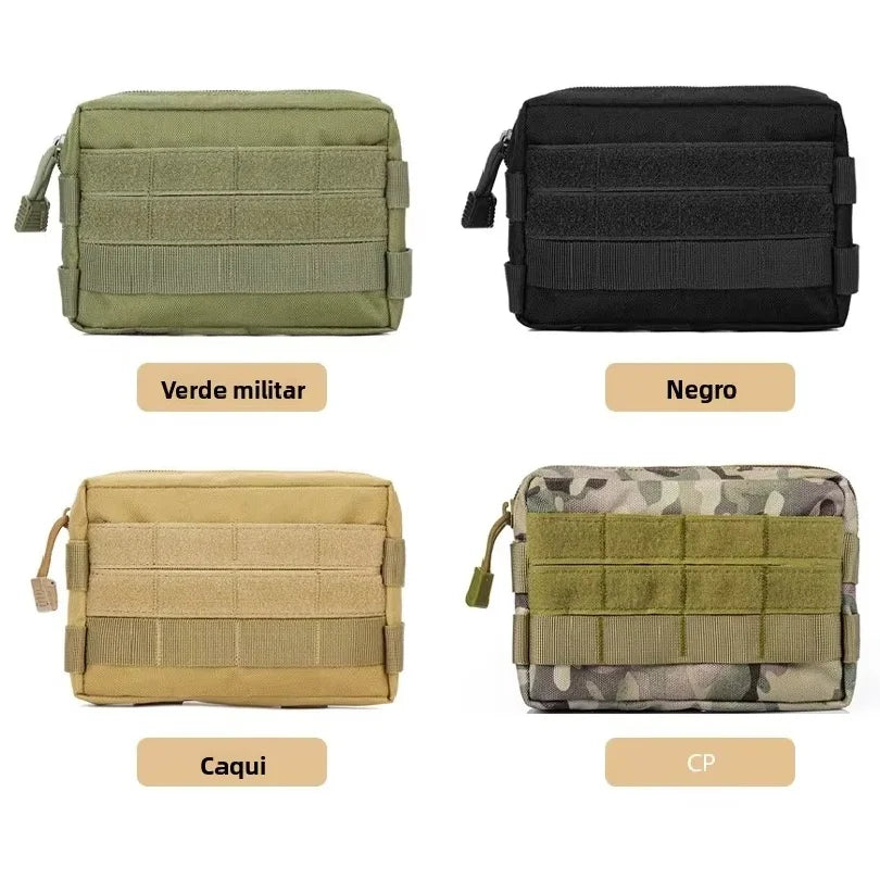 Tactical Pouch EDC Tool Storage Kit with Molle System Multifunctional Mobile Phone Case Bag for Hunting Exploration Hike