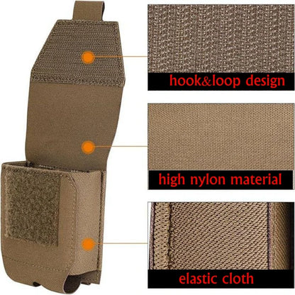 Molle Handcuff Bag, Cuff Holder, Nylon Cuff, Case Leather Case, Mission Belt, Hunting Bag Accessory