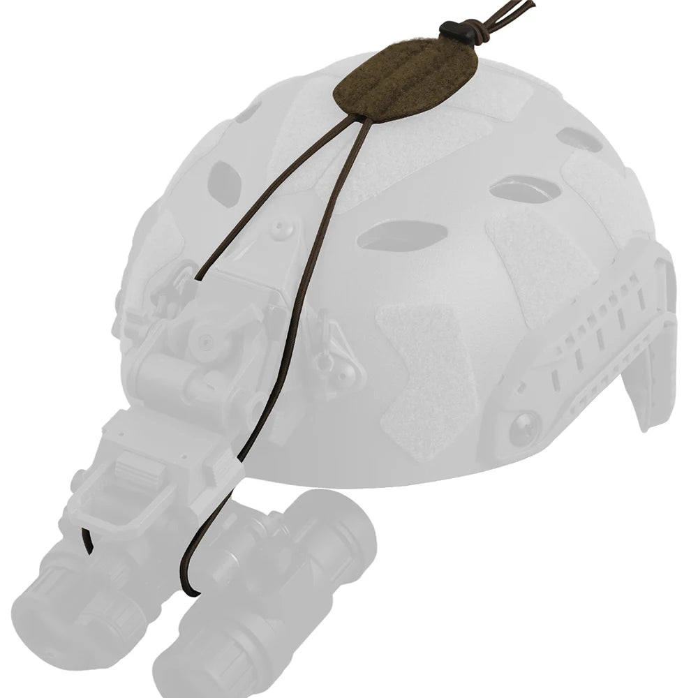 Tactical High Reinforced Night Vision Goggles NVG Reinforcement Lanyard Double-sided Magic Fastener Helmet Accessories