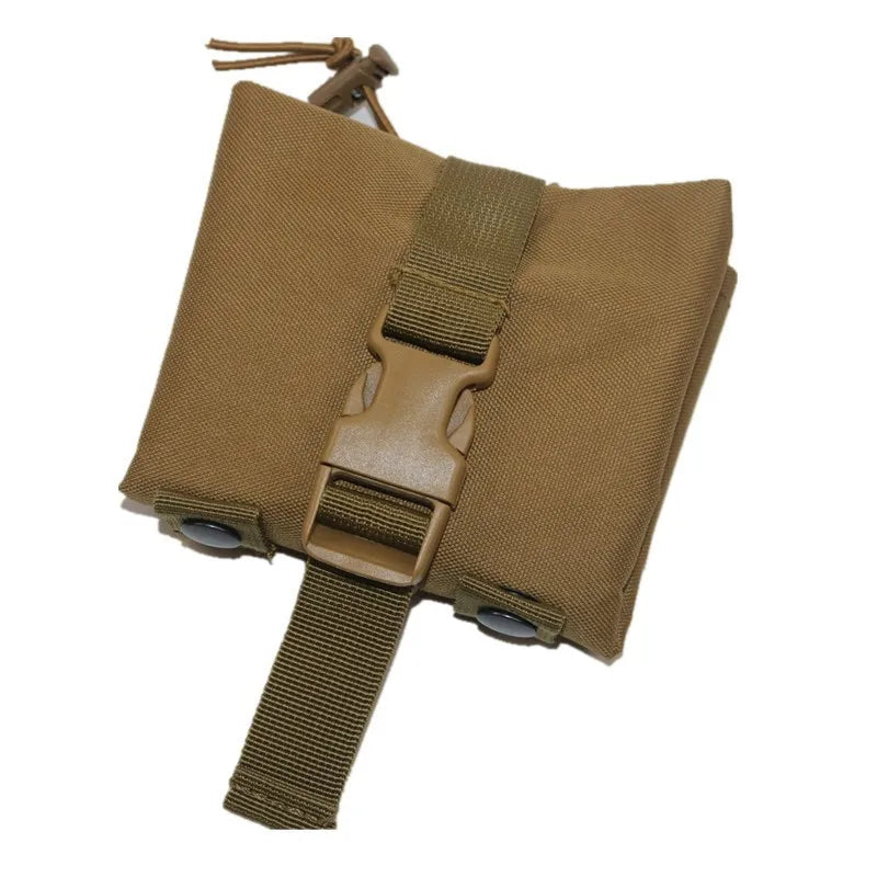 New Molle Folding Dump Drop Magazine Pouch Outdoor Camping Hunting Accessories EDC Foldable Recovery Mag Holster Waist Bag