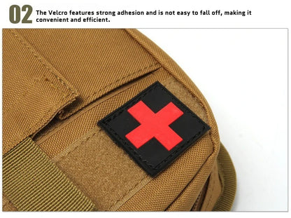 Tactical Leg Wrap Medical Kit, Multifunctional First Aid Kit Waist Pack, Outdoor Multifunctional MOLLE Accessory EDC Tool Pouch