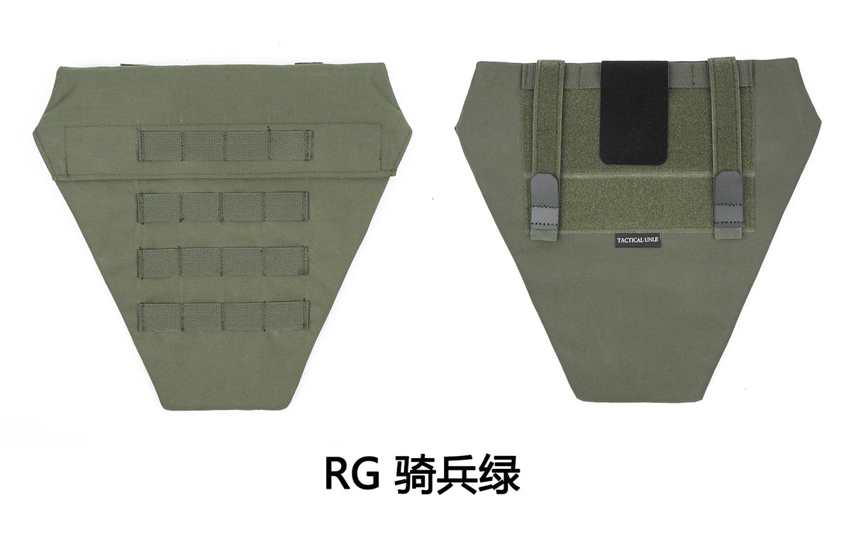 DMGear Tactical Pleated  Vest Crotch Groin Protection Gear Accessory Airsoft War Men Molle Body Armor Bag Equipment