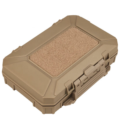 Molle Tactical Waterproof Case Battery Mobile phone Protective Airsoft Vest Gear Cases Double Sponge Shockproof Lockable Pouch
