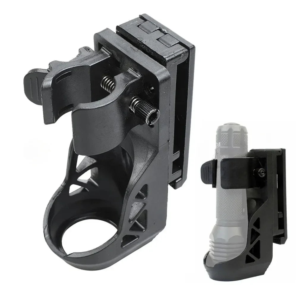Tactical Universal 360° Rotating Torch Set with Side Lock System Set Rotating Quick Unplug Tactic Flashlight Holsters Flashlight