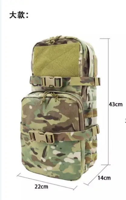 Outdoor Sports Vest With Bag MOLLE Multi purpose MBSS Modular Expansion Water Bag Pack