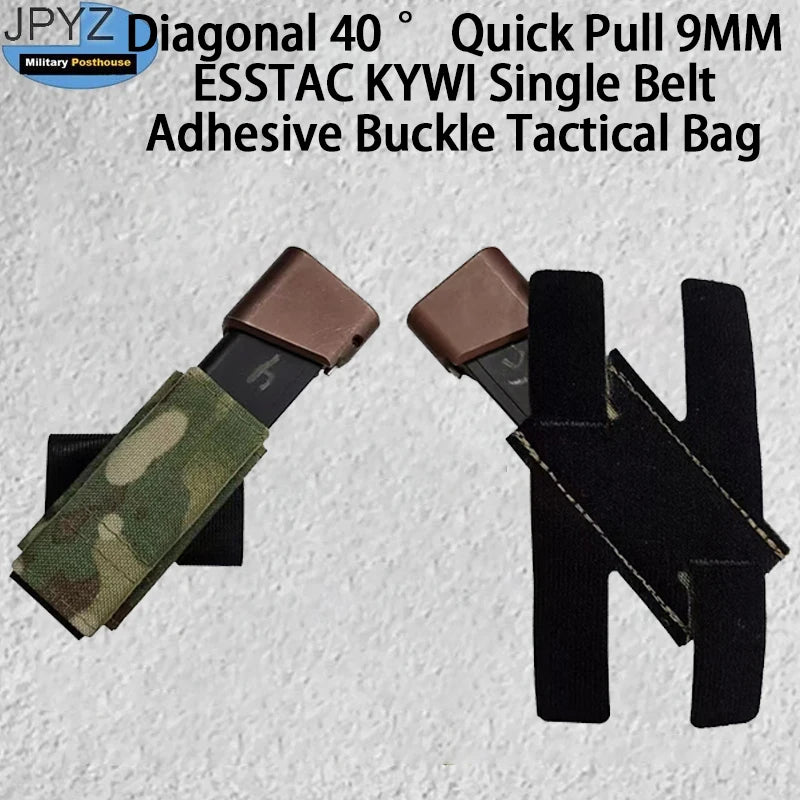 Diagonal 40 ° Quick Pull 9MM ESSTAC KYWI Single Belt Adhesive Buckle Tactical Bag