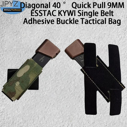 Diagonal 40 ° Quick Pull 9MM ESSTAC KYWI Single Belt Adhesive Buckle Tactical Bag