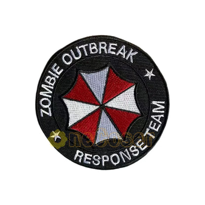 Resident Evil Company First Aid Kit with Embroidered Badge, Popcorn Insulated Bag Cosplay Prop for Halloween Zombie Raccoon City