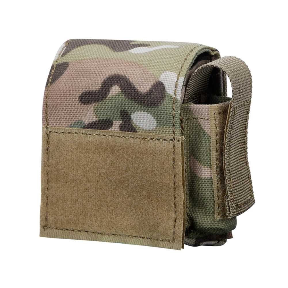 Nylon for Molle Pouch Waist Bag Multifunctional Mini for Molle Cellphone Pouch Belt Small Pouch with Buttons for Outdoor Camping