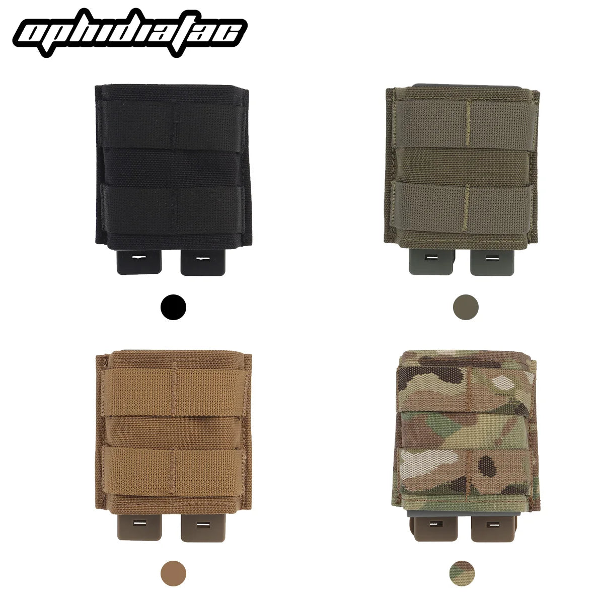 MOLLE Single Mag Pouch for 5.56 - Easy to Use, Expandable, Versatile Design, Magazine Holder for Outdoor Gear and Accessories