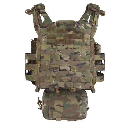 JPC R Series Tactical Vest Plate Carrier Set Modular Quick Release Assault Hunting Combat Airsoft Vest Body Armor MOLLE System