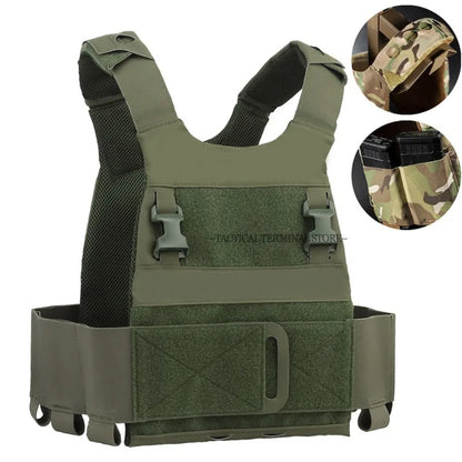Ferro FCPC Tactical Plate Carrier Lightweight Low Visibility Hunting Combat Vest 25MM Buckle Airsoft MOLLE Multi-Mission Gear