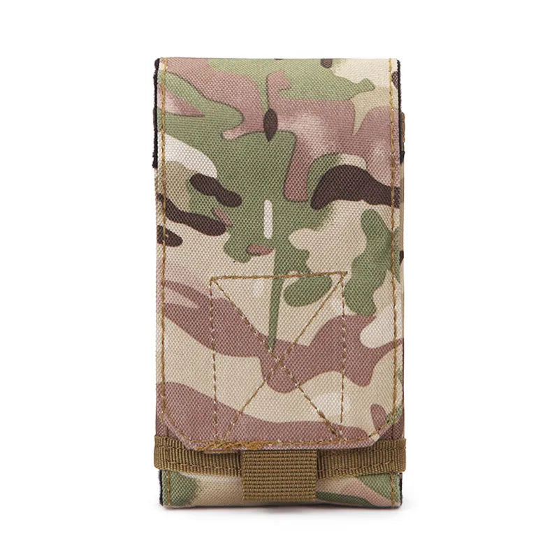 6 Inch Cell Phone Pouch Waist Bag Molle Outdoor Universal Running Mobile Phone Case Bag Camping Hunting Accessories Pouch