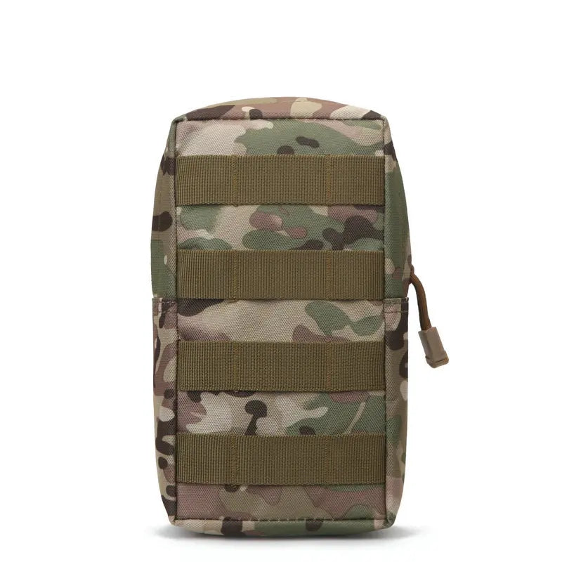 Outdoor Tactical Molle Waist Bag Oxford Camouflage Storage Fanny Pack for Hunting Backpack Tactical Vest Attachment