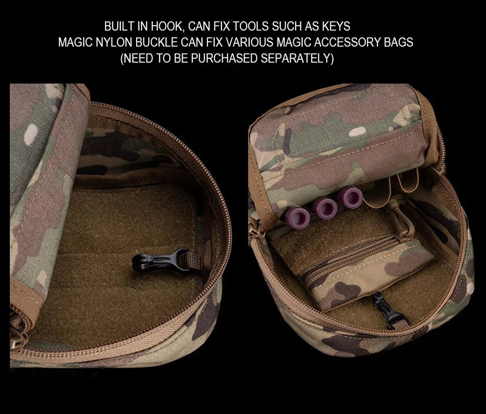 Tactical AG Storage Bag Agilit General Purpose Pouch, First Aid Bag Flashlights Outdoor Tool Pack,Plate Carrier Vest  Accessory