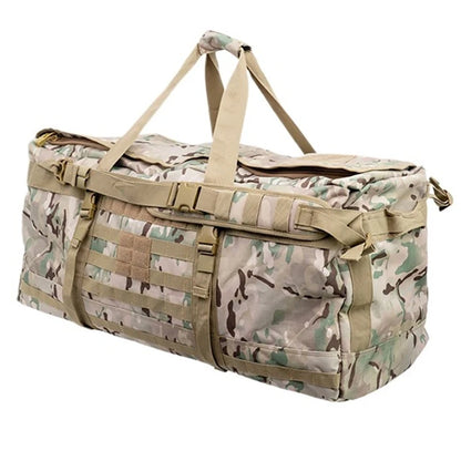 48L 66L 100L Tactical Luggage Bag Camping Backpack Outdoor Molle Duffel Bags Hiking Travel Gym Weekend Bags Tactical Equipment