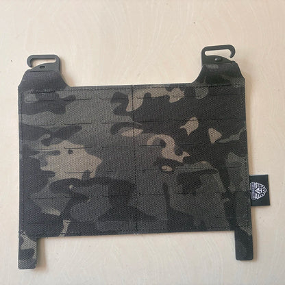 Tactical Vest Molle Front Panel Flat Pouch Expansion Conversion Board /Connecting Buckle Multicolor Laser Cutting