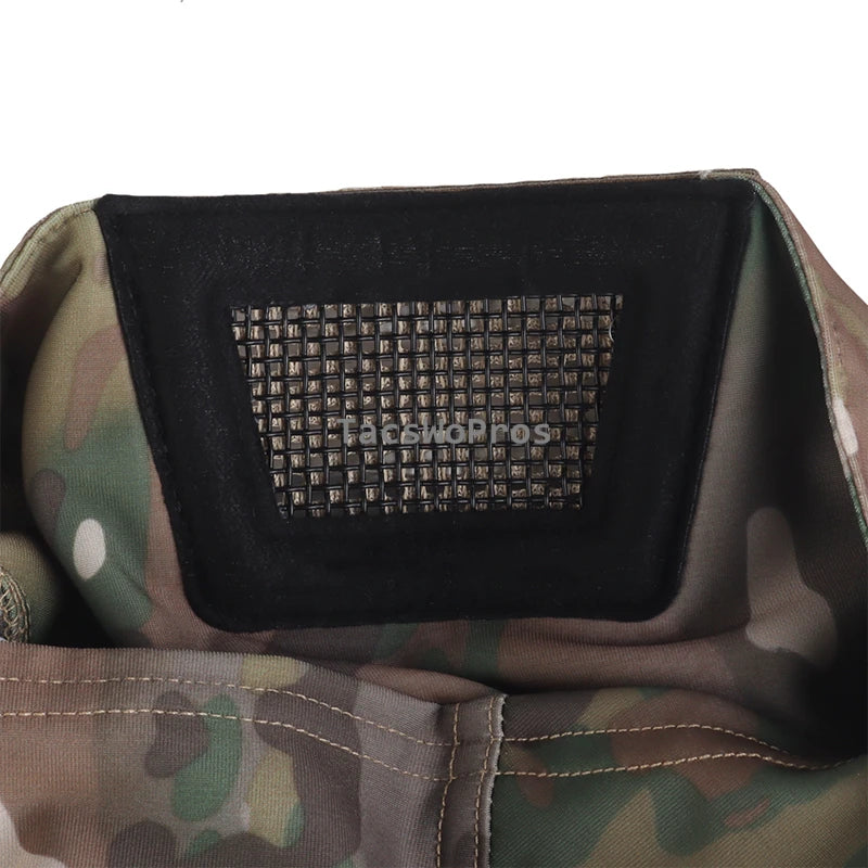 Outdoor Hunting Face Mask Steel Mesh Breathable Tactical CS Airsoft Shooting Balaclava Headwear Headscarf Motorcycle Headgear