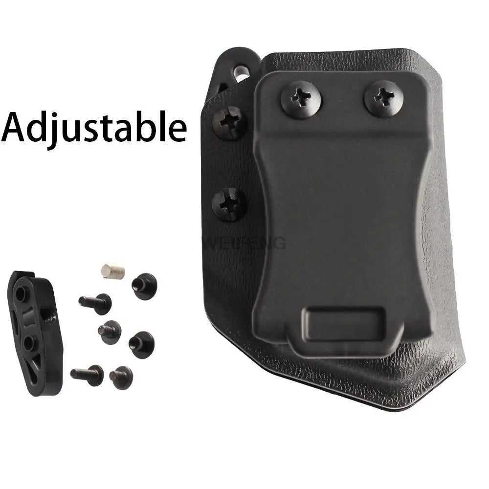 Tactical IWB/OWB 9mm/.40 Double Stack Magazine Pouch for Glock CZ S&W H&K SIG P365 Pistol MAg Magazine Case Hunting Gear