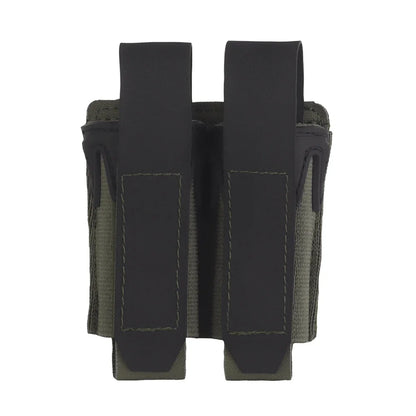 MOLLE Quick Release Waist Belt Accessories 9mm Dual Magazine Pouch for Hunting Vest