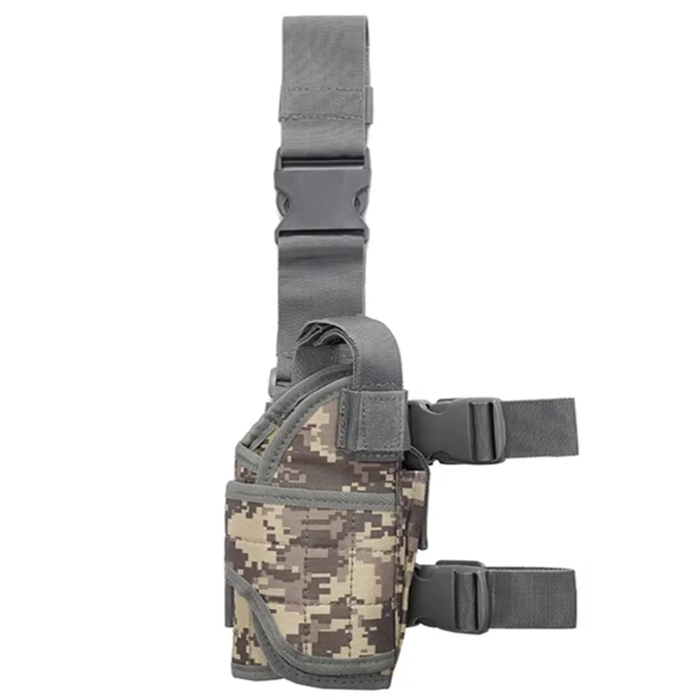 Tactical Leg Holster Airsoft Hunting Pistol Holster Pouch Adjustable Strap Nylon Gun Holster For Universal Gun