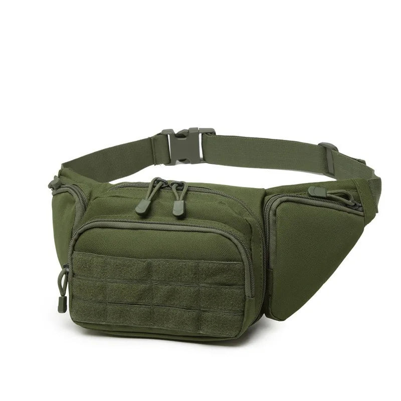 Multifunctional Tactical Waist Bag Outdoor Cycling Storage Pack Portable Concealed Molle Waist Pouch Tactical Accessory Utility