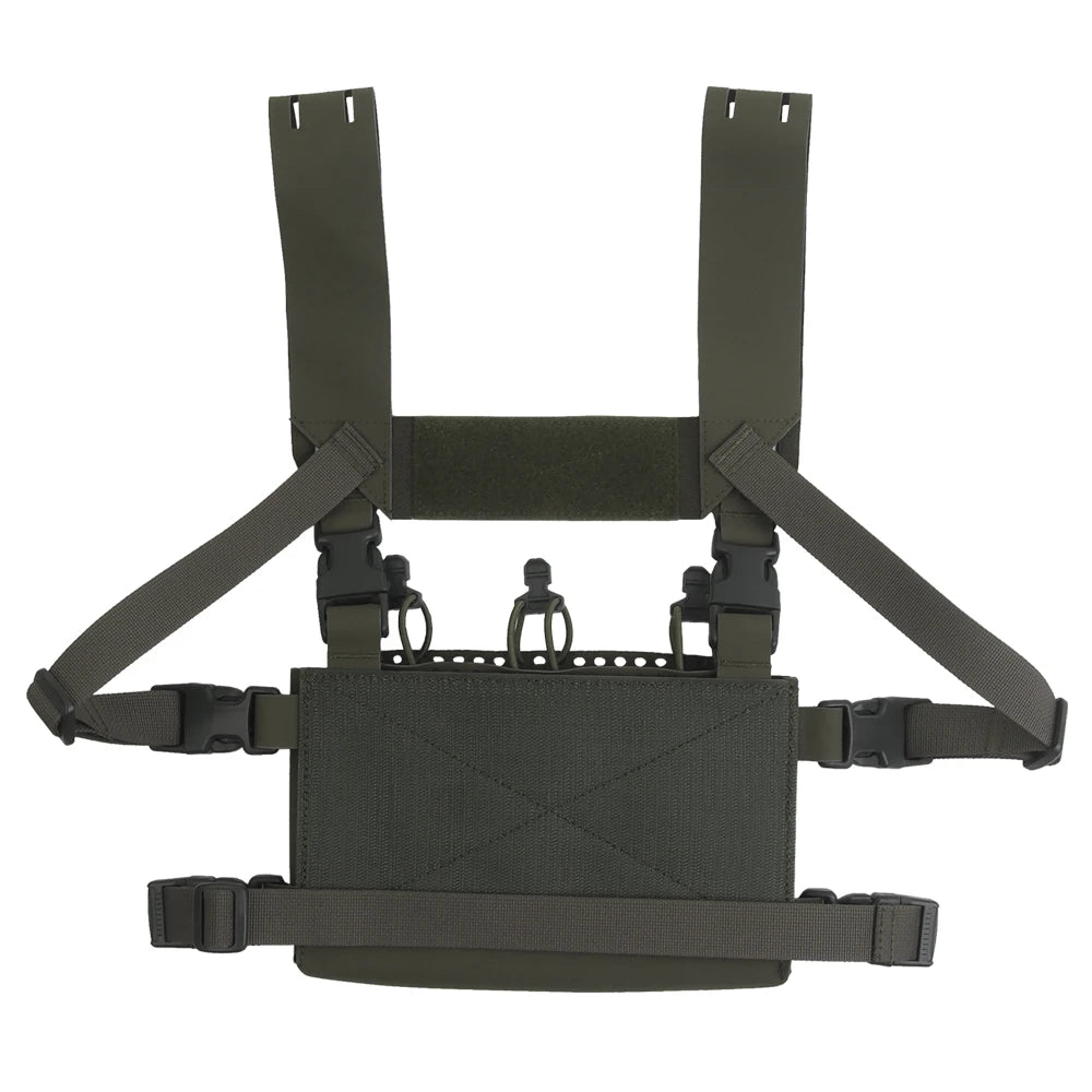 Tactical V1 Modular Hunting Chest Strap UG Style Hunting Plate Carrier LV-X Chest Rig with 556 Triple Magazine Pouch