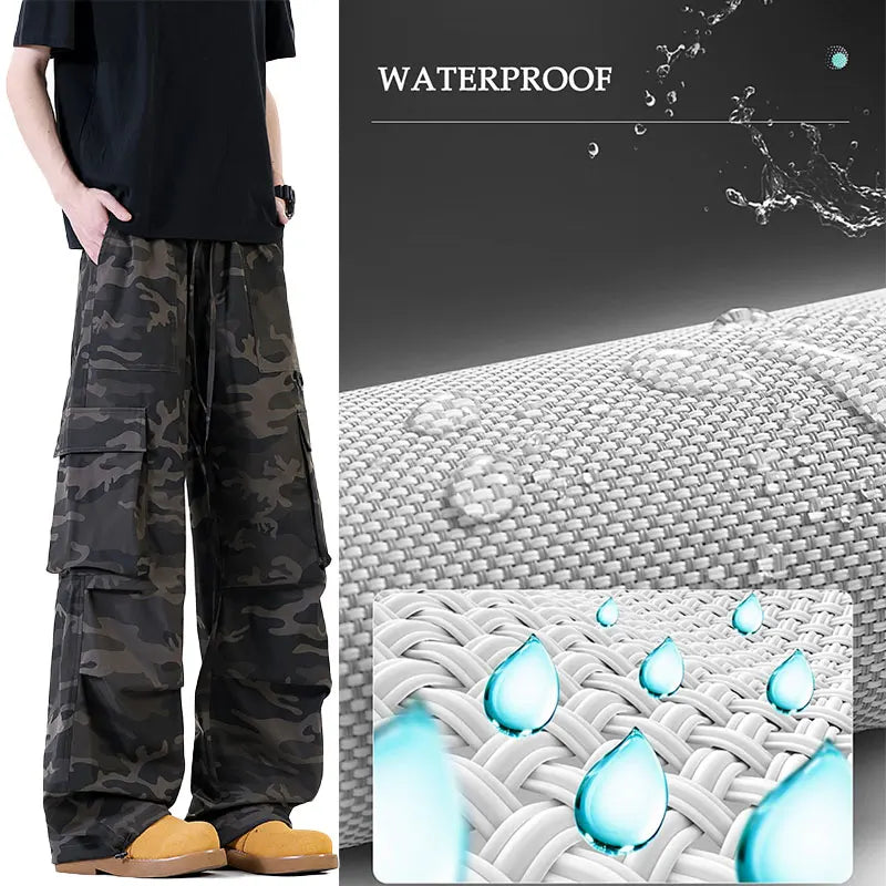 Autumn Hiking Pant Men Outdoor Waterproof Camouflage Camping Trekking Trousers Spring Windproof Fishing Cycling Sport Cargo Pant