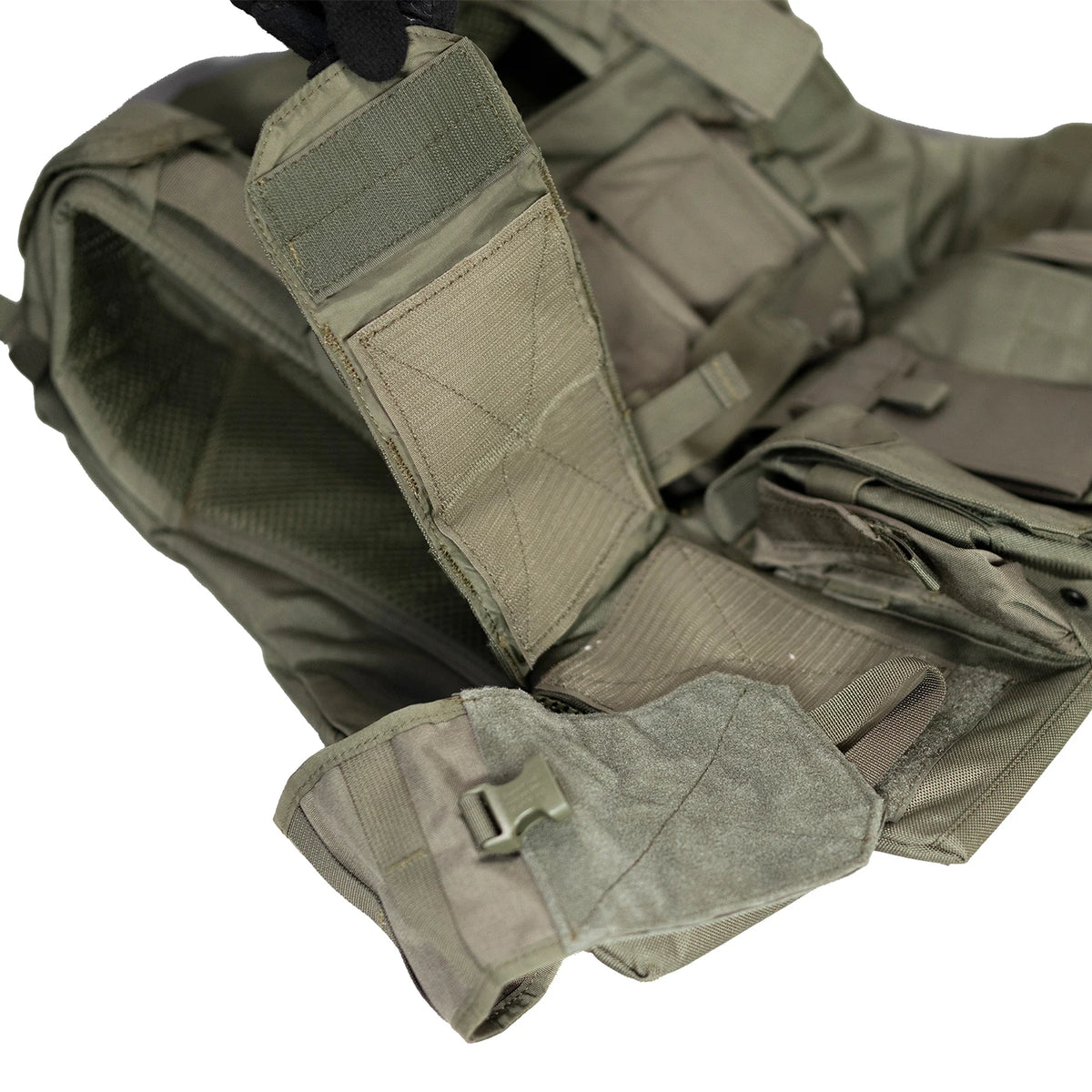 Ranger Green Tactical Vest 1000D Nylon MOLLE Hunting Airsoft CS Training Vest with Pre-attached Pouches & Hydration Pocket