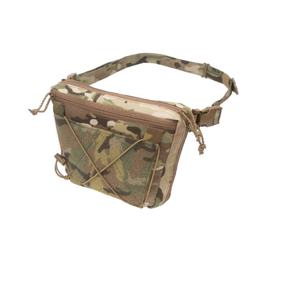 MILITECH Fanny Bag Waist Bag Multi Purpose Raid Pouch Groin Armor Pouch For ARC V2 Plate Carrier Tactical Vest Abdomen Pouch