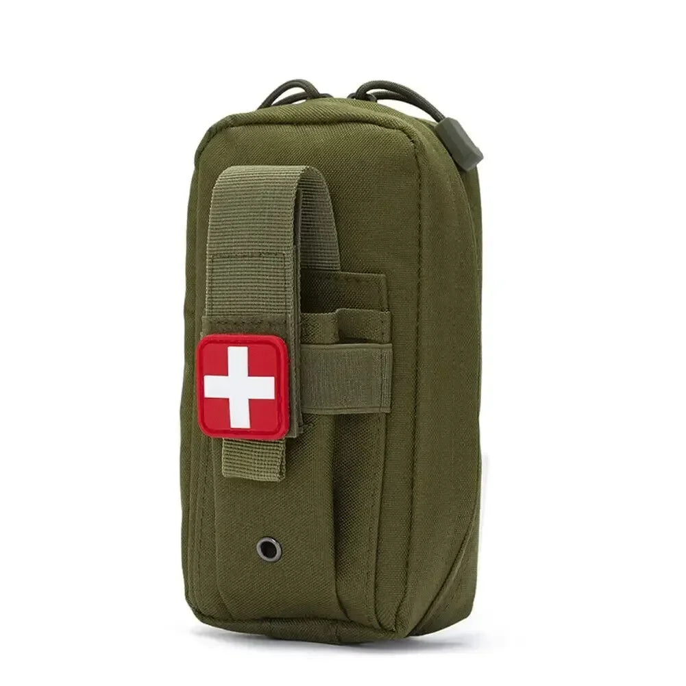 Tactical EMT First Aid Pouch Bag Black Green CP Color with Tourniquet Scissors Bandage for Emergency IFAK Trauma Combat