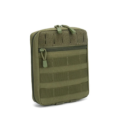 Outdoor Emergency Survival Bag Laser Cut MOLLE Attachment Pouch Multifunctional Tactical Medical Waist Bag for Camping Hiking